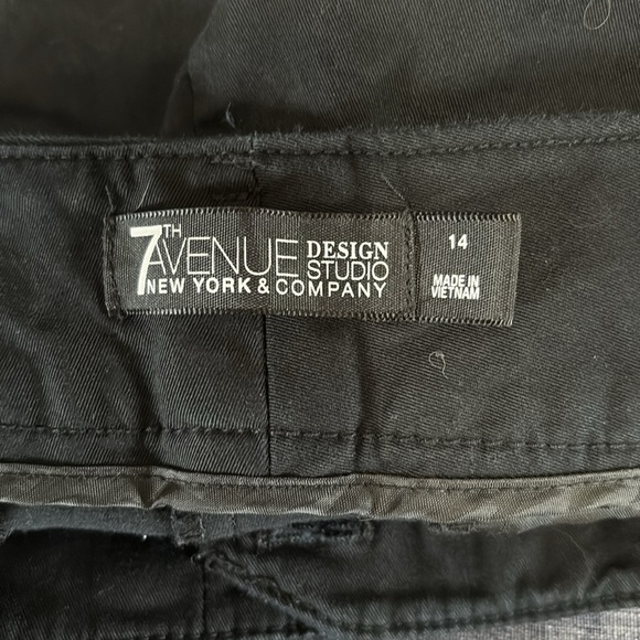 NY&CO Women’s 7th Ave design Size 14 Crop Pants - Picture 3 of 5